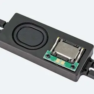 ESU 50344 Luidspreker 24mm x 55mm x 8,6mm, rechthoekig, 4 Ohm, basreflex