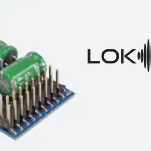 58315 LokSound 5 L «Leerdecoder zum Programmieren», Stiftleiste mit Adapter, Spurweite 0, G, I